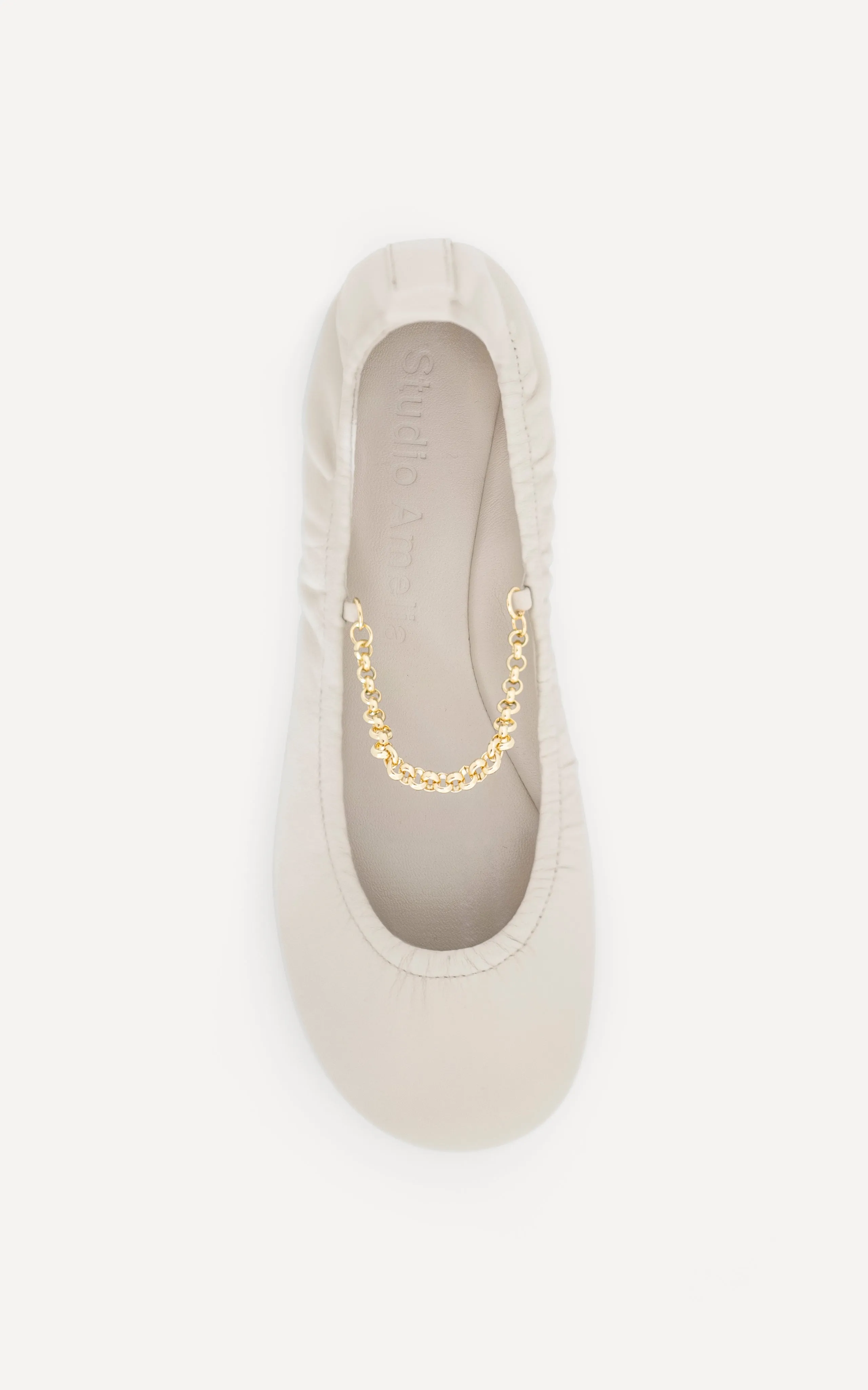 Ronde Ballet Flat | Stone