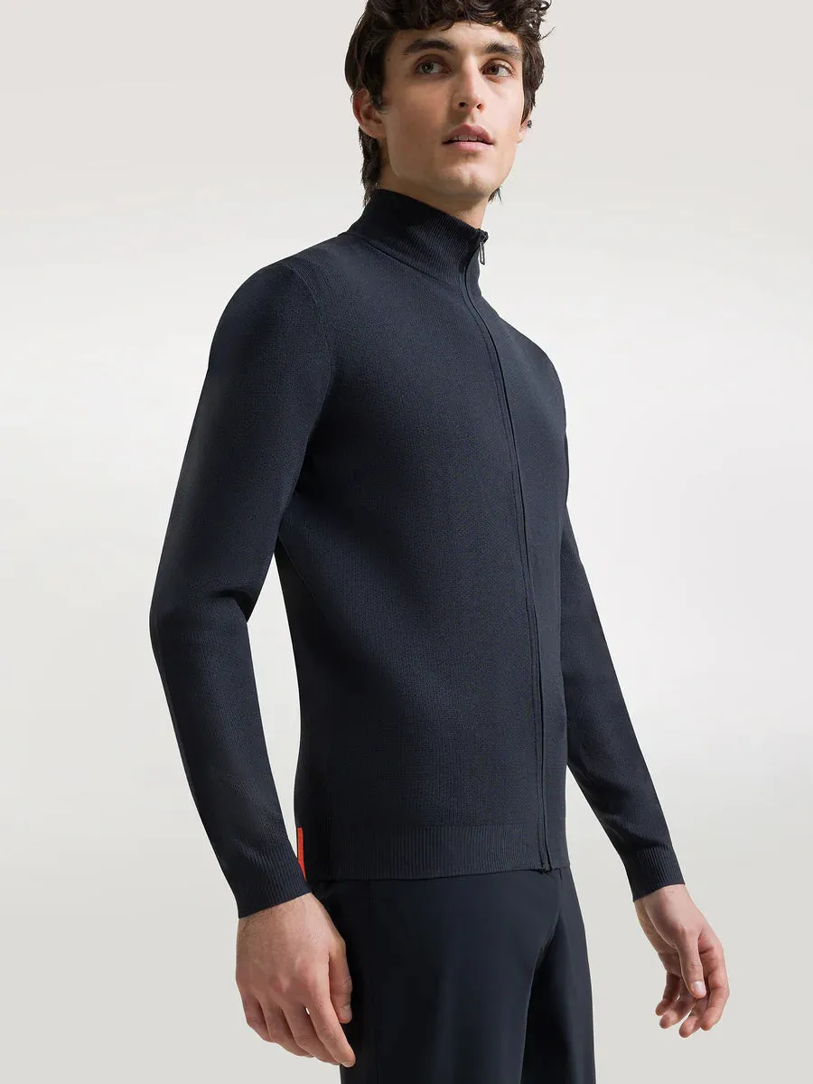 RRD Booster Full Zip Knit Blue Black