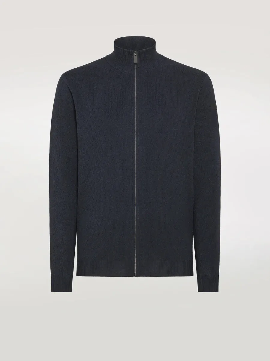 RRD Booster Full Zip Knit Blue Black