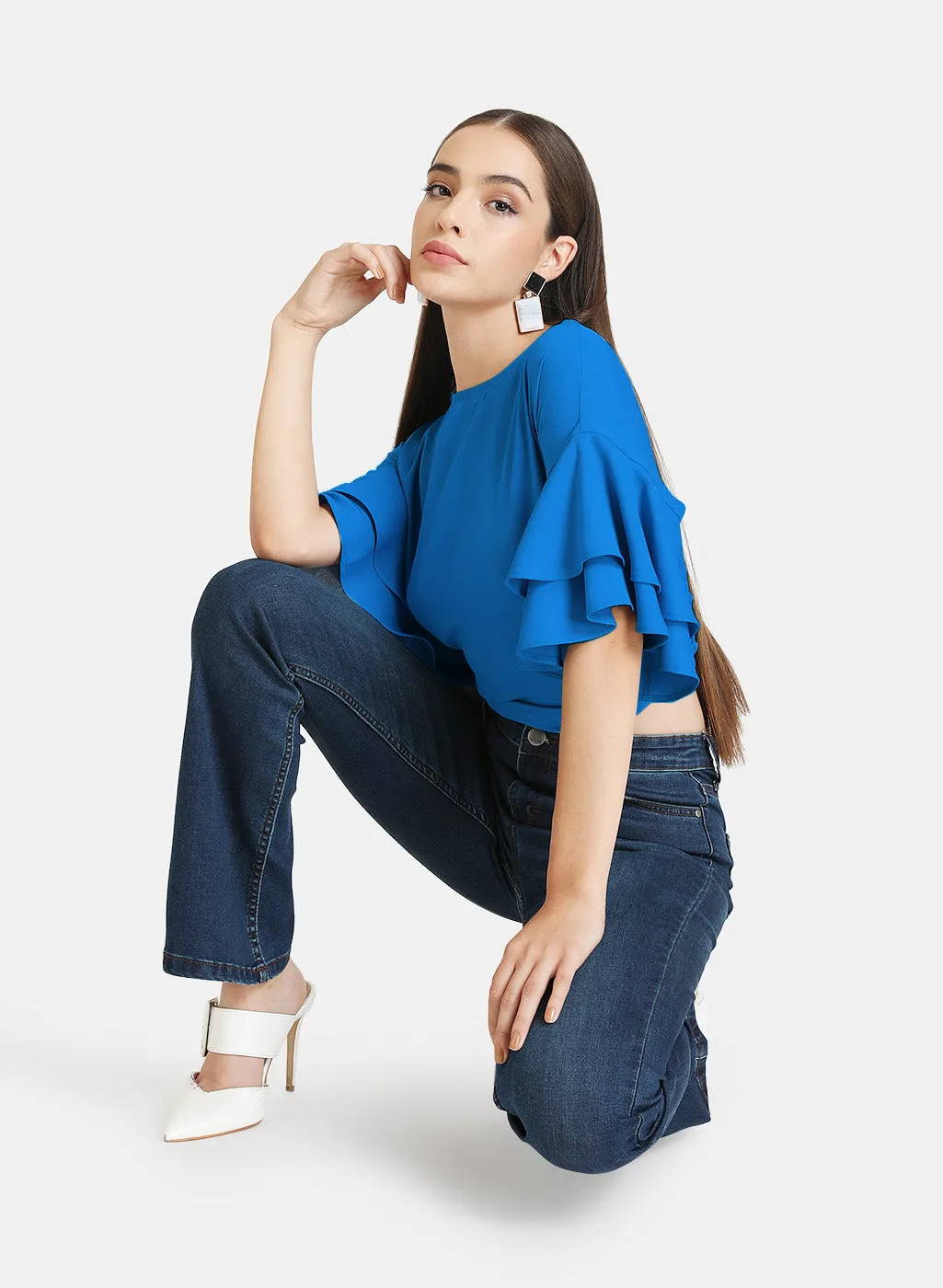 Ruffle Detailed Top