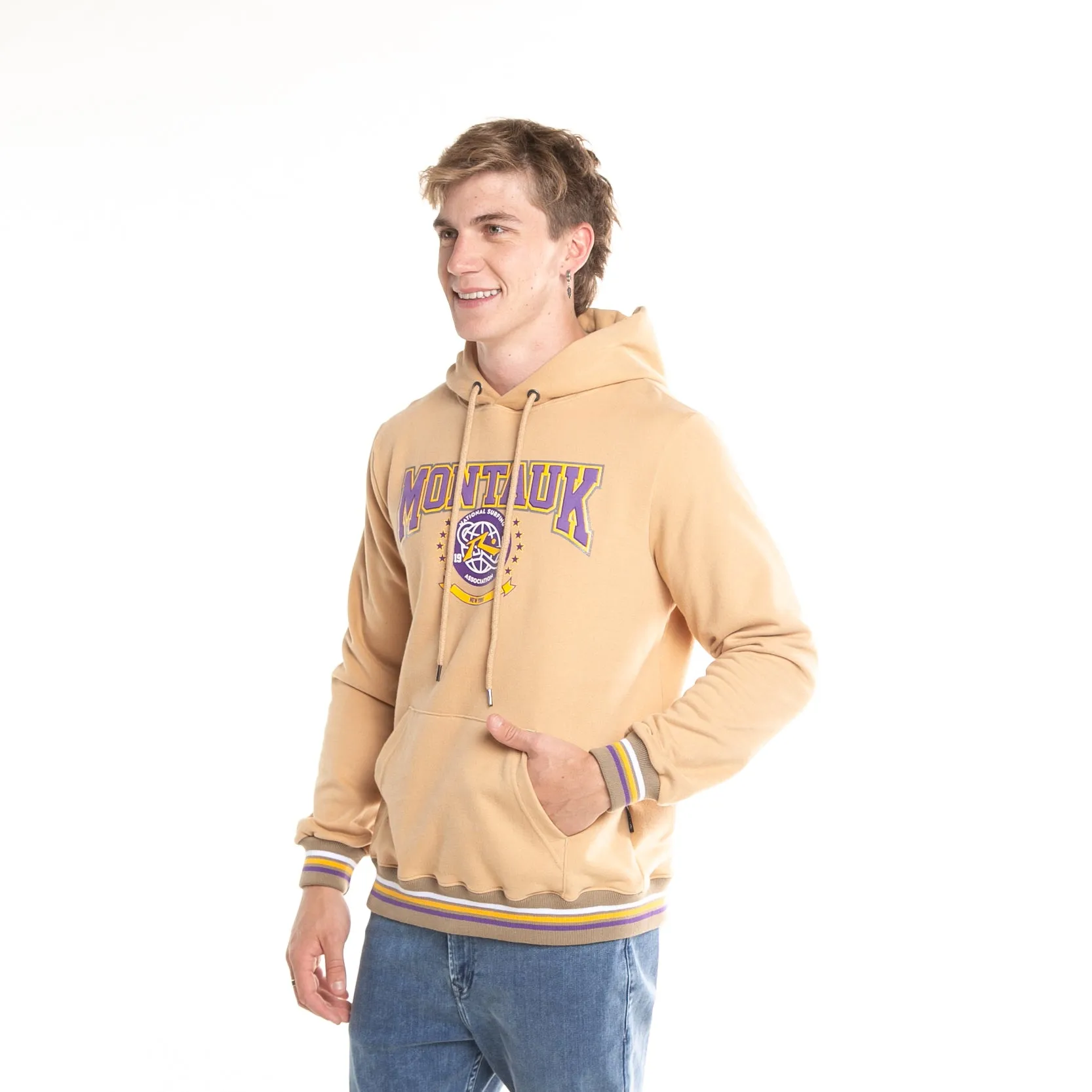 Rusty Kangaroo Montauk Hoodie Mustard Yellow.