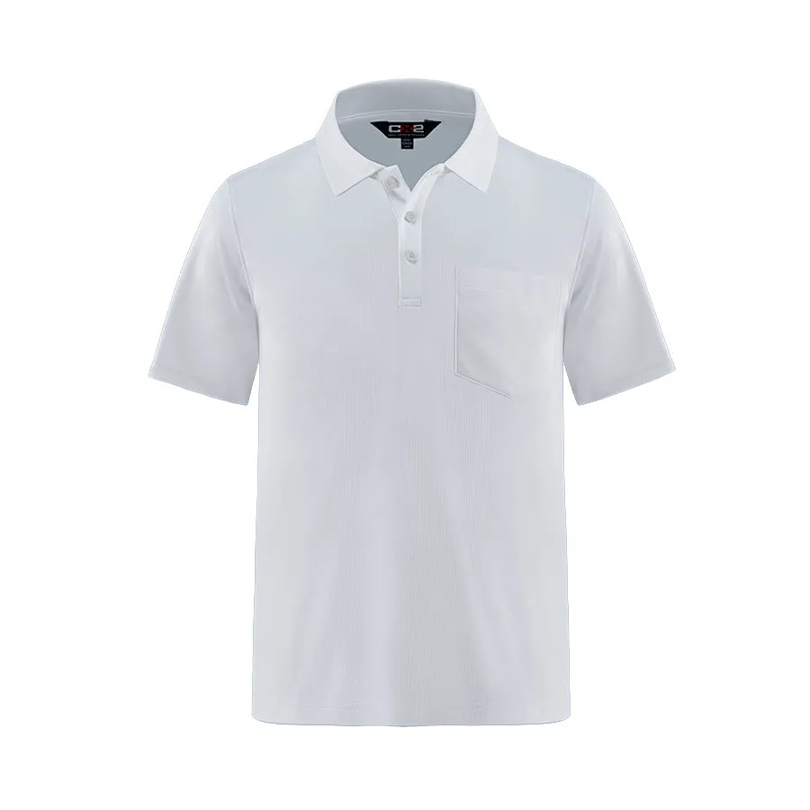 S05745 - Caddy - Men's Pique Mesh Polo w/ Pocket