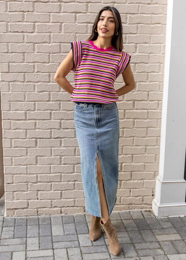 Sadie Multicolor Knit Top