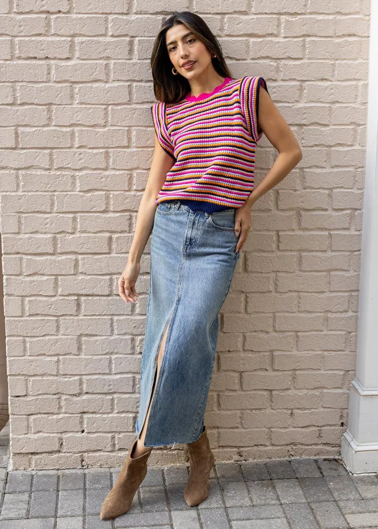 Sadie Multicolor Knit Top