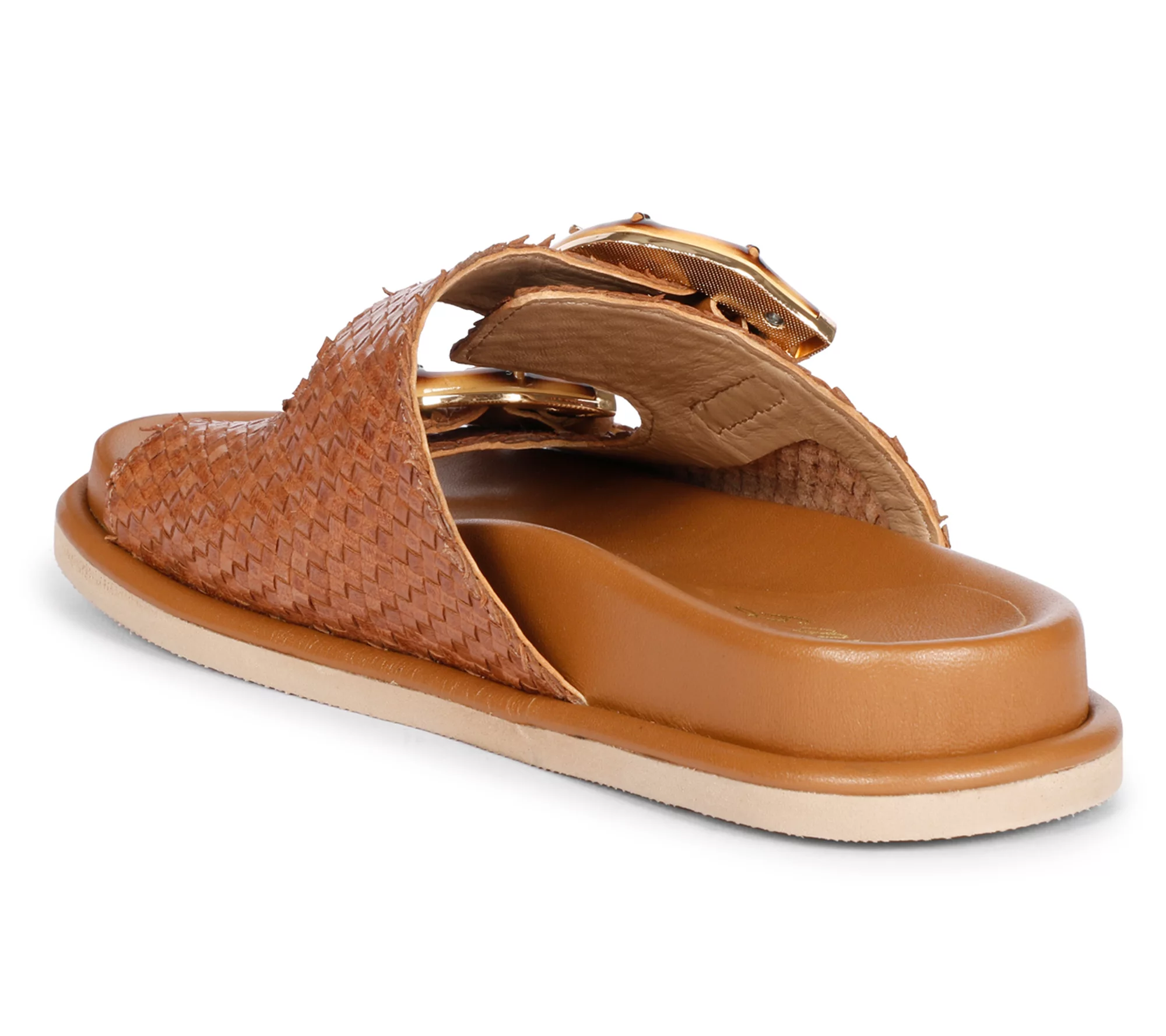 Saint G  Leather Flat Sandals - Venice