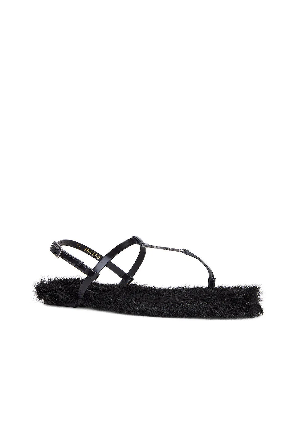 Saint Laurent Cassandra Flat Sandal