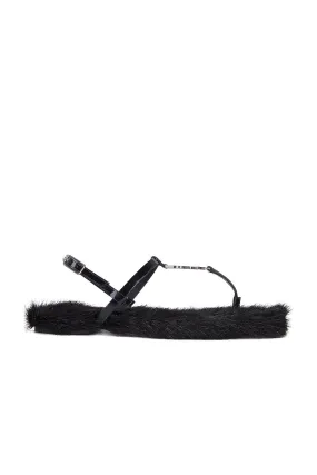 Saint Laurent Cassandra Flat Sandal