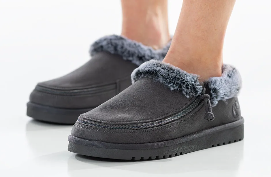 SALE - Women's Charcoal BILLY Cozy Slippers