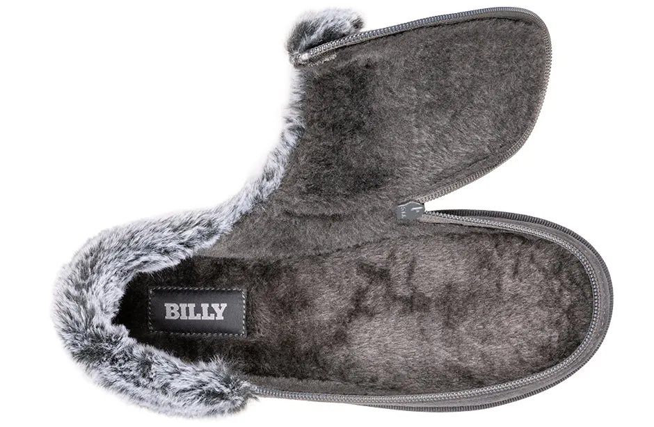 SALE - Women's Charcoal BILLY Cozy Slippers