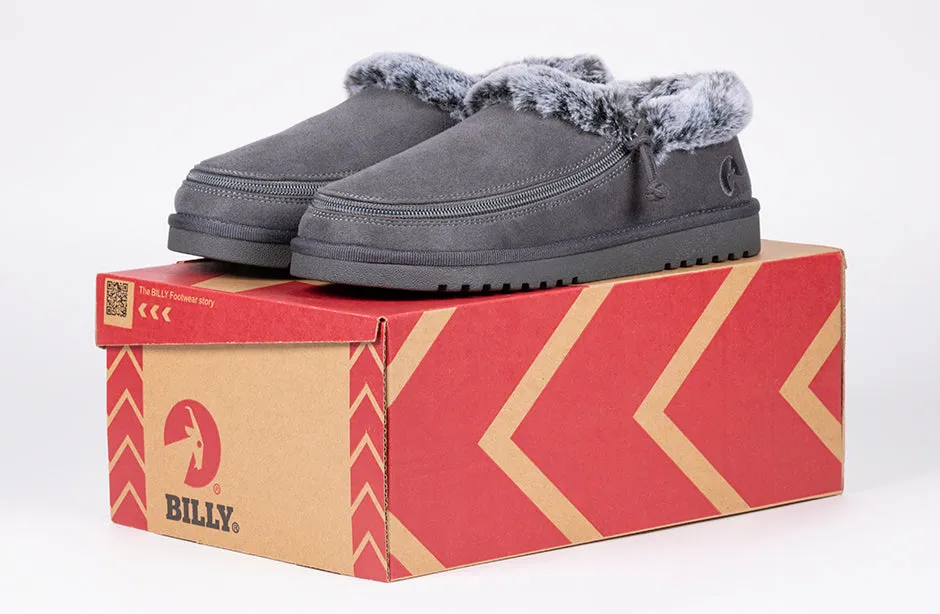 SALE - Women's Charcoal BILLY Cozy Slippers