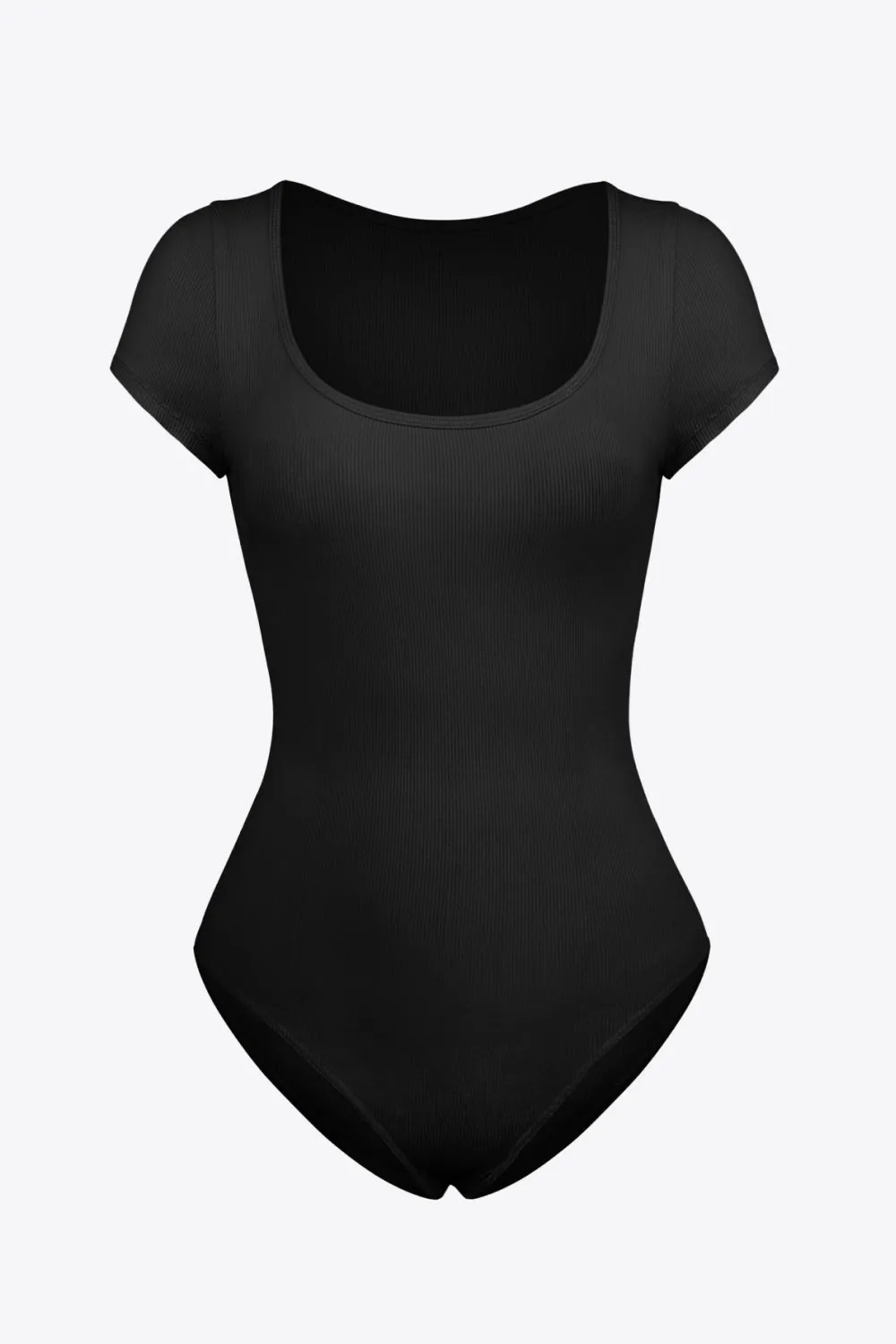 Short Sleeve Scoop Neck Body Suit