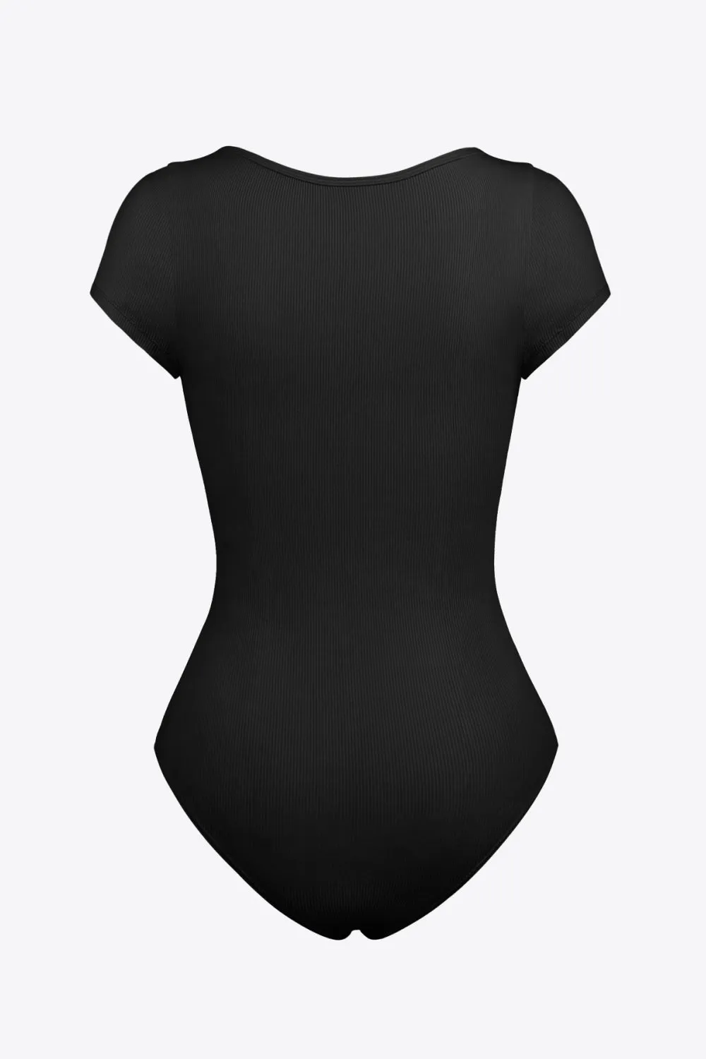 Short Sleeve Scoop Neck Body Suit