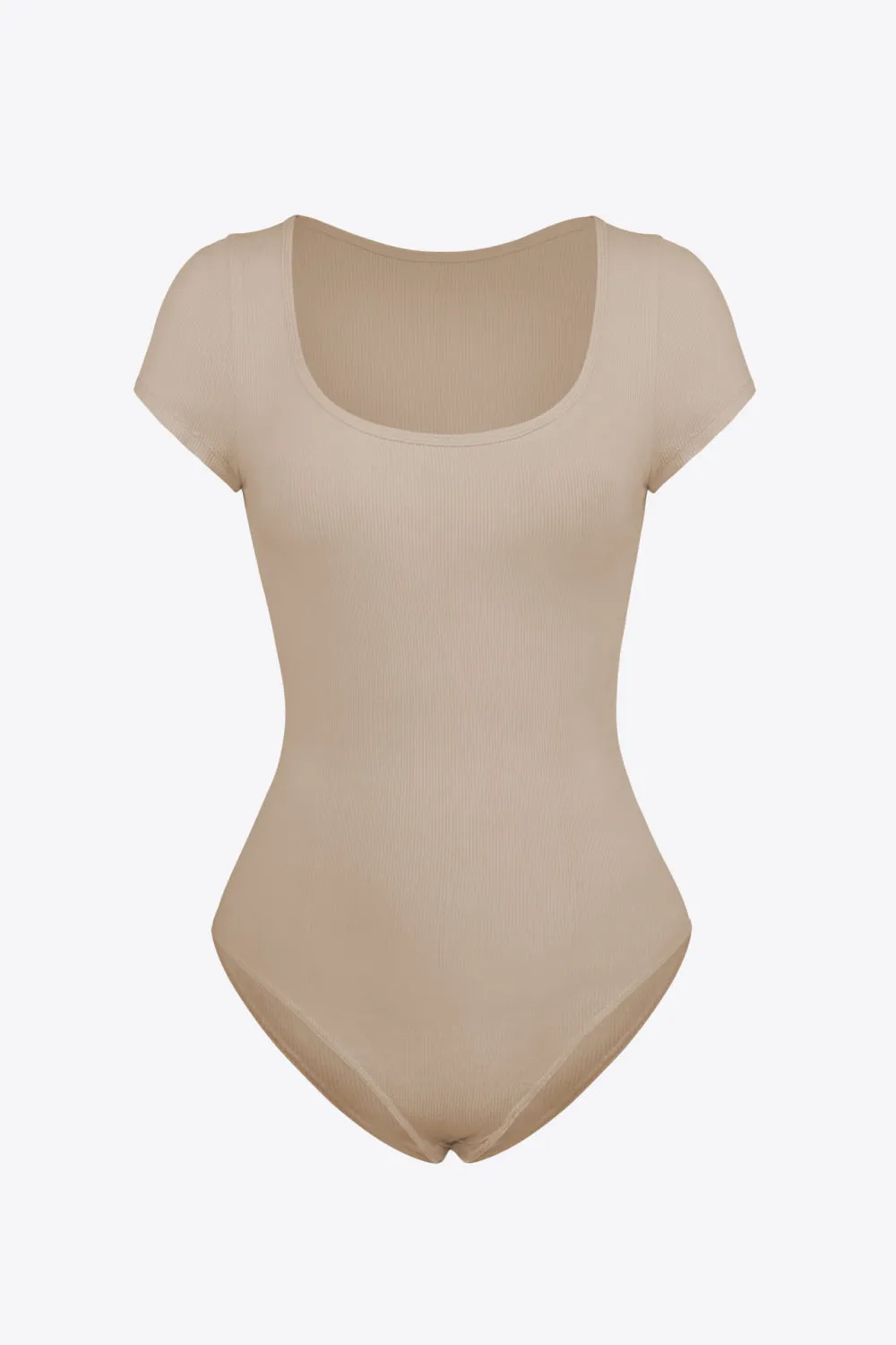 Short Sleeve Scoop Neck Body Suit