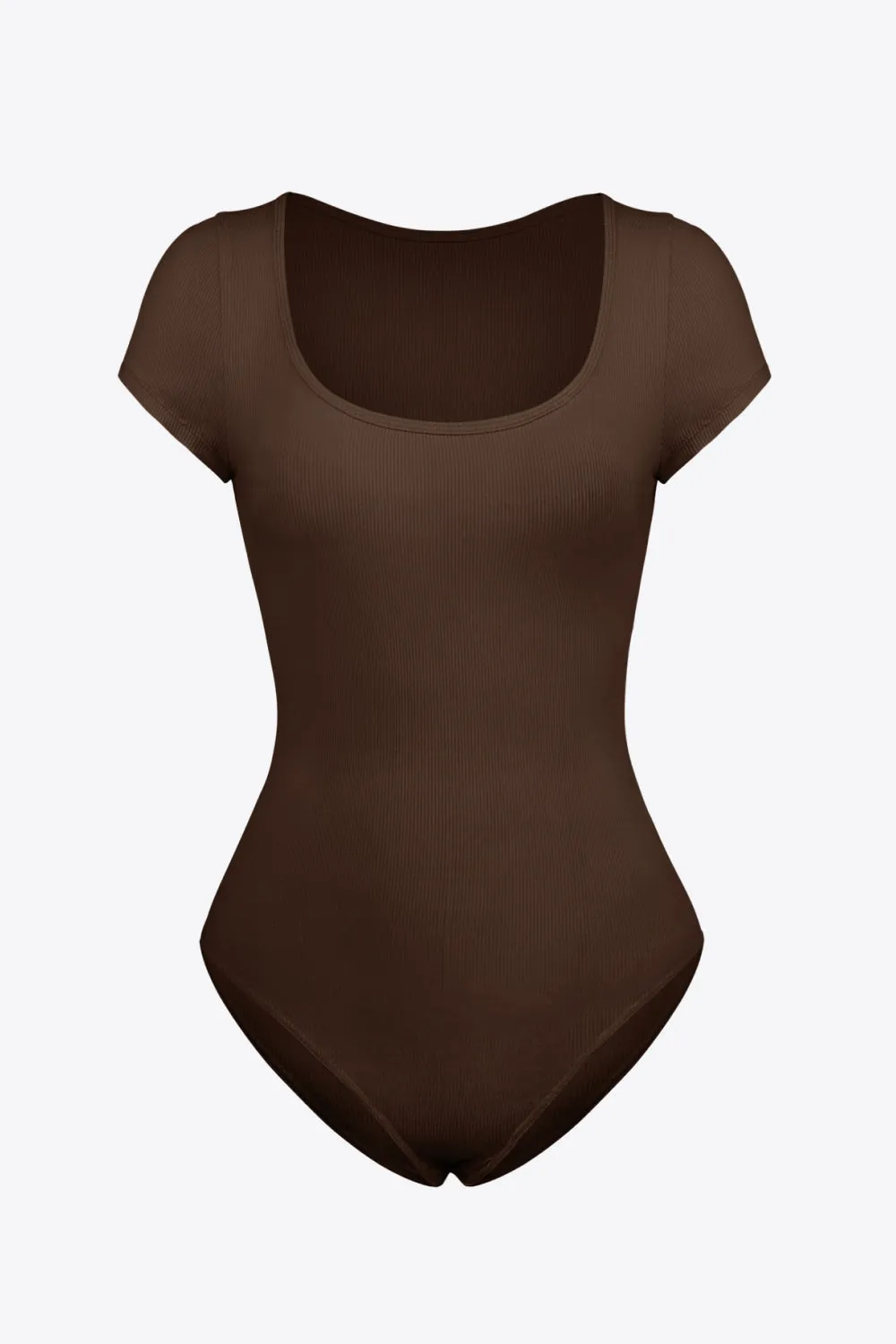 Short Sleeve Scoop Neck Body Suit