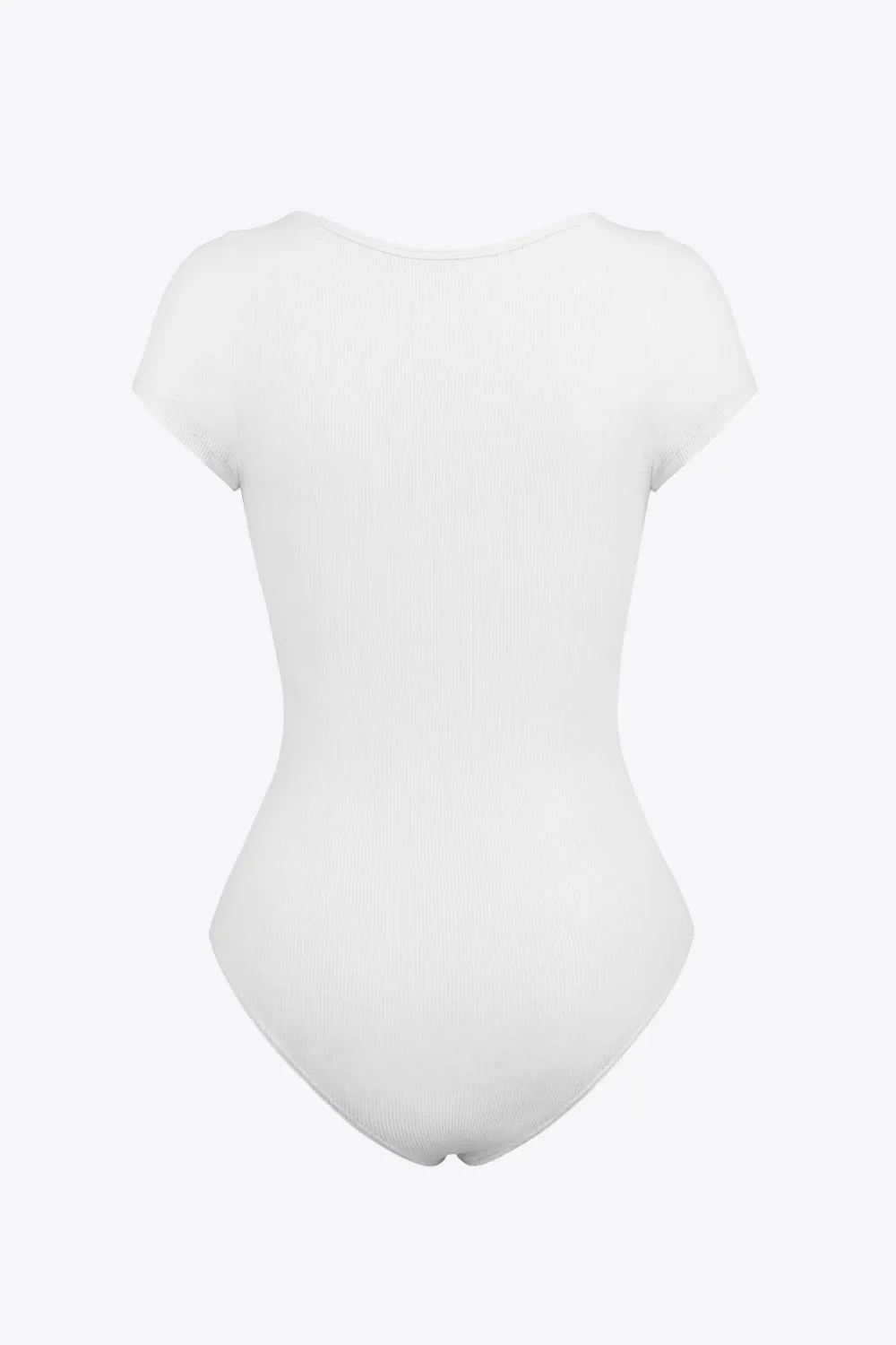 Short Sleeve Scoop Neck Body Suit