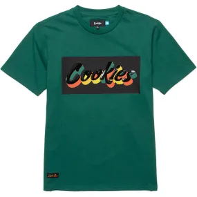 Searchlight Gel Print S/S Knit (Forest Green)