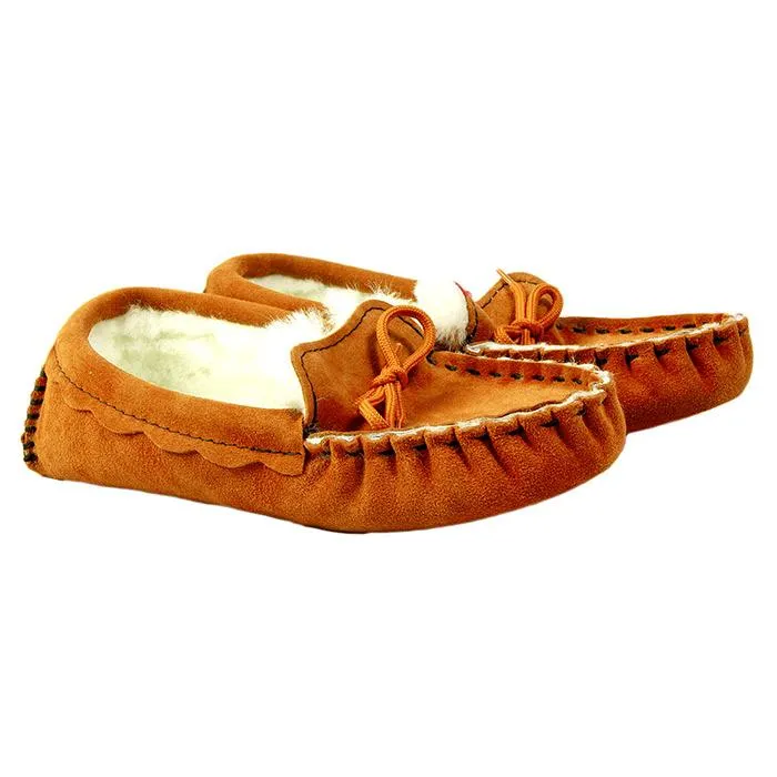 Sheepskin Moccasin Slippers