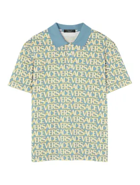 Short Sleeve Polo Shirt All Over Print