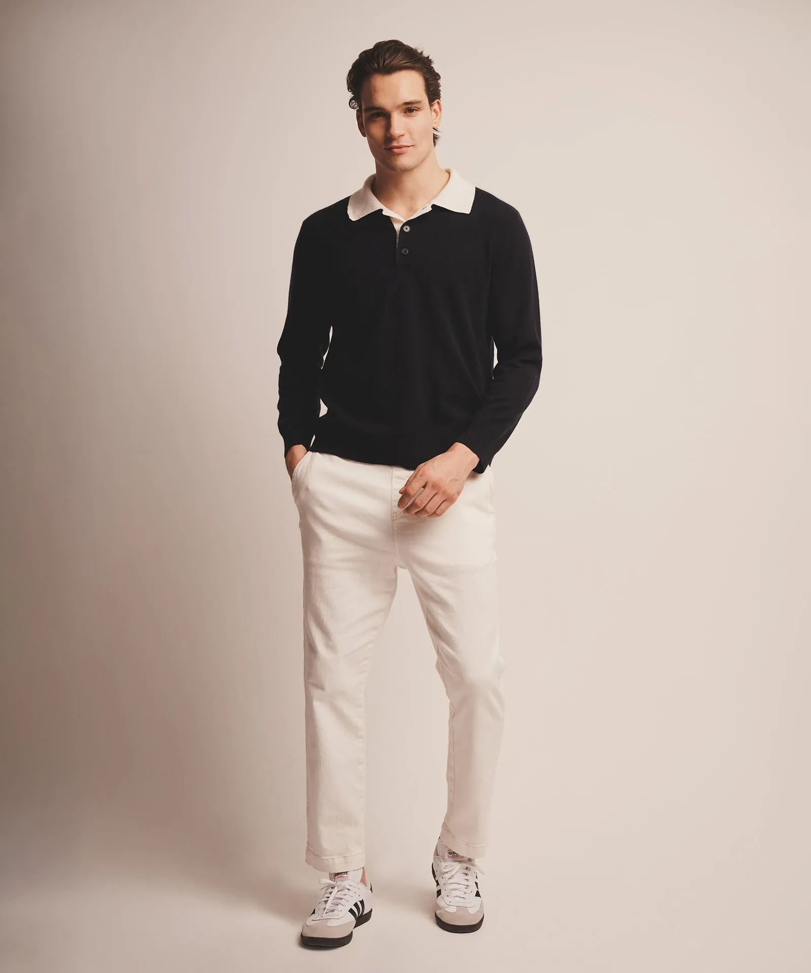 Signature Cashmere Rugby Polo