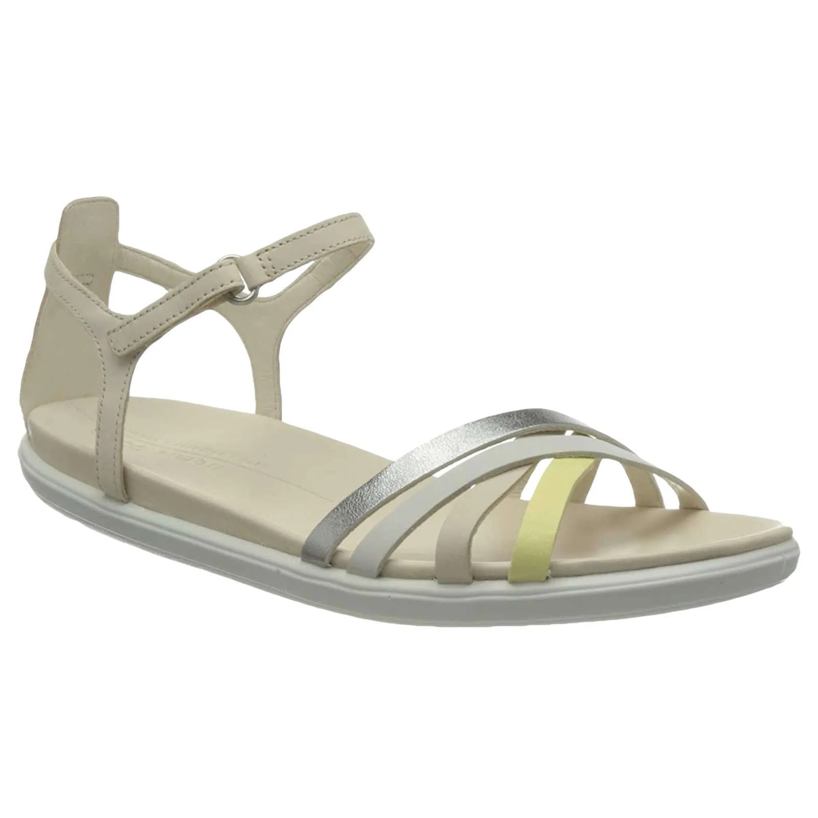 Simpil Leather Women's Strappy Flat Sandals