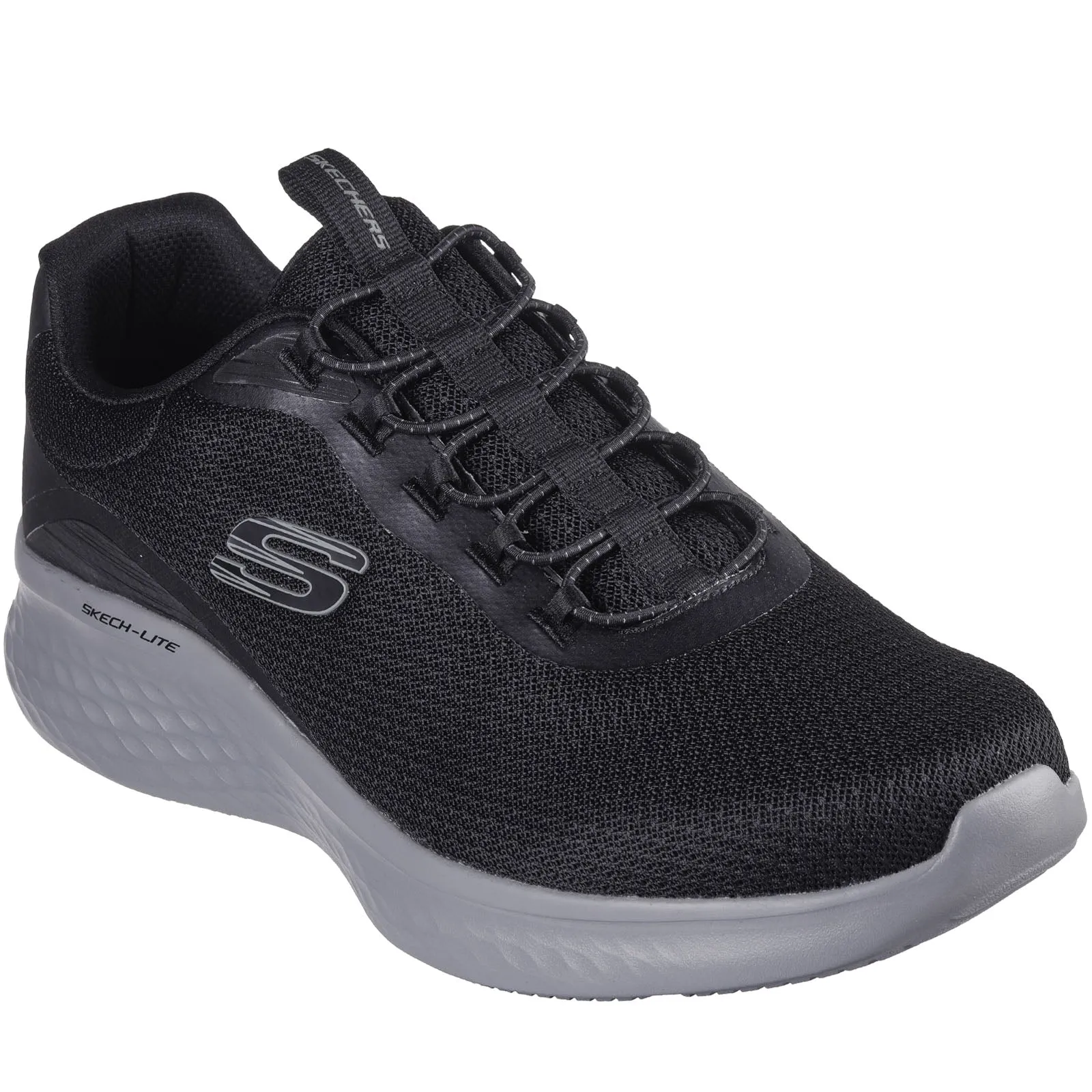 Skechers Mens Skech-Lite Pro Frenner Memory Foam Trainers - Black