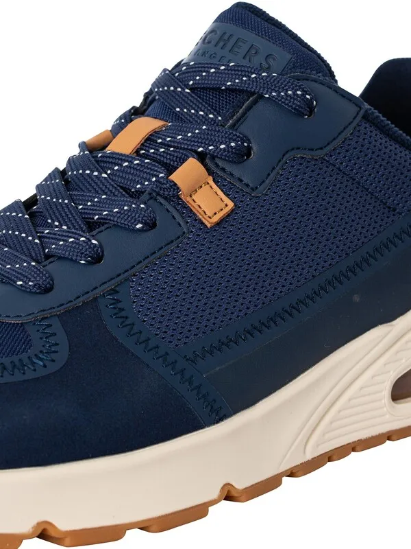 Skechers Uno - Layover Trainers - Navy