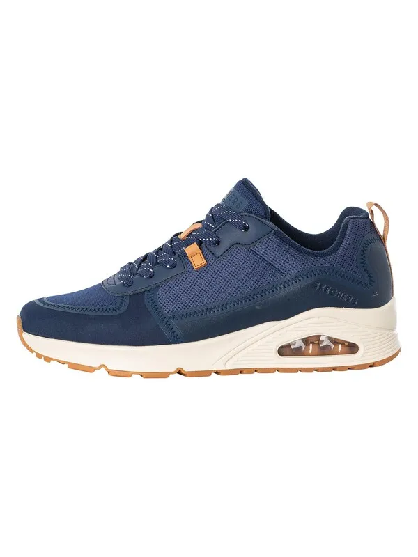 Skechers Uno - Layover Trainers - Navy