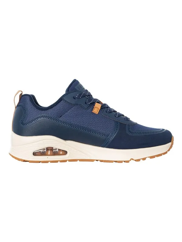 Skechers Uno - Layover Trainers - Navy