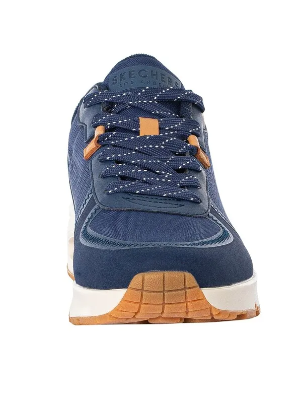 Skechers Uno - Layover Trainers - Navy