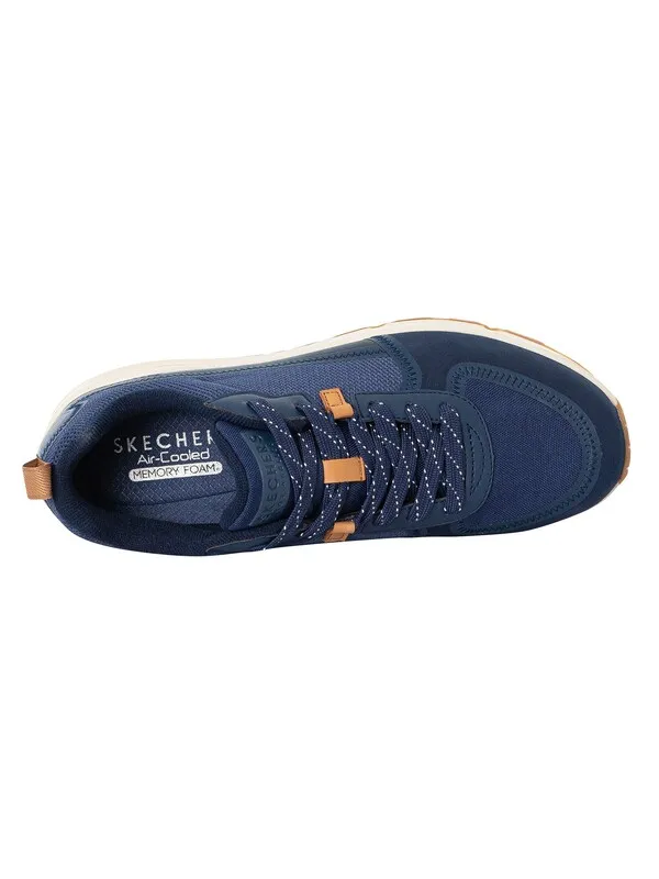 Skechers Uno - Layover Trainers - Navy