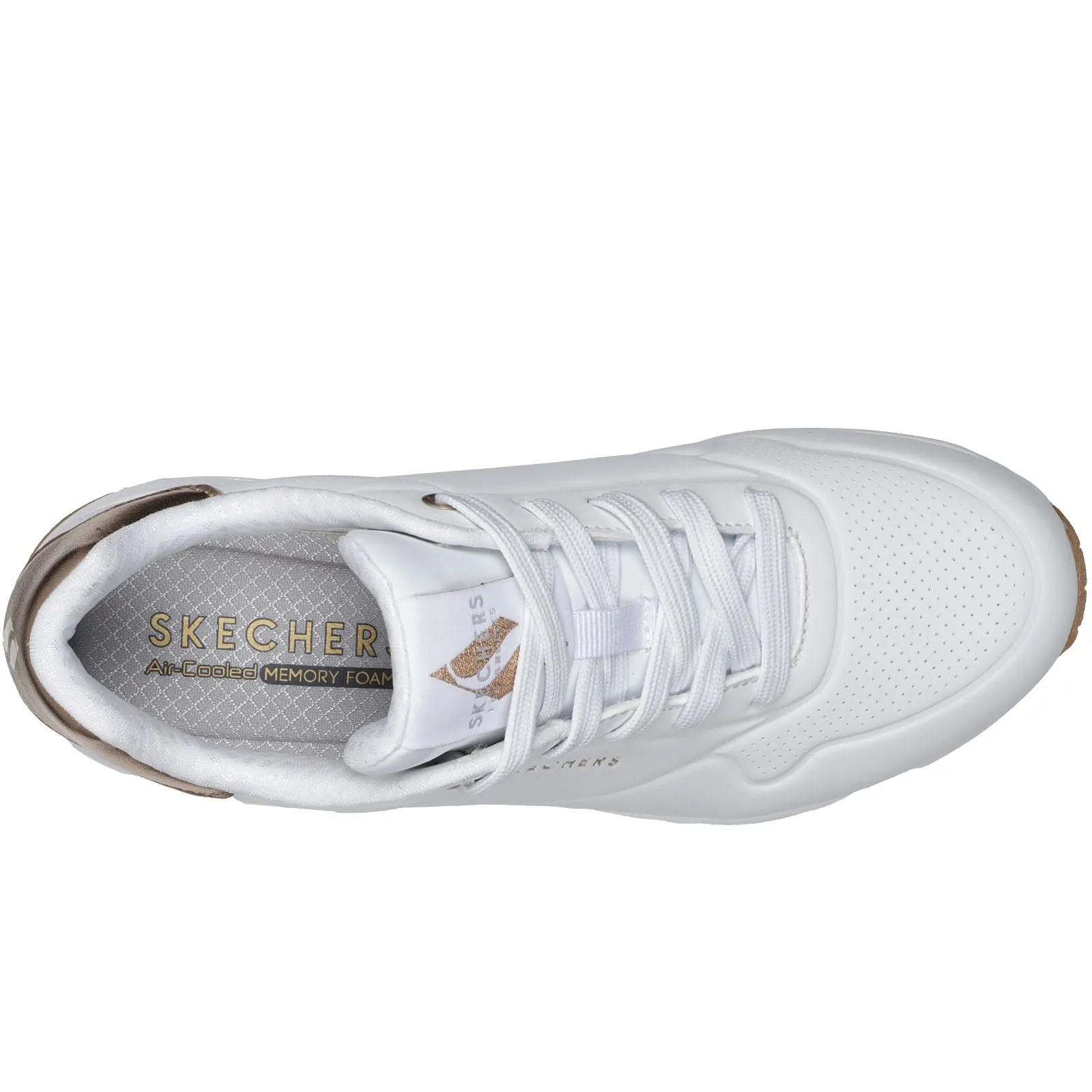 Skechers Womens Uno Golden Air Memory Foam Trainers