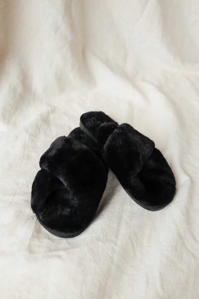 Black Slippers