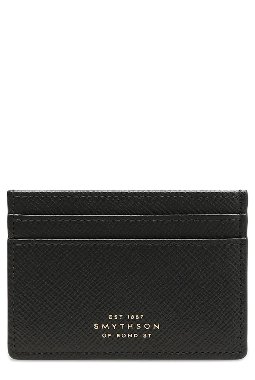 SMYTHSON Flat card holder in panama -                         -                     -                