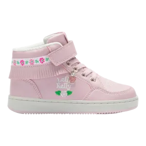 Powder Pink Fringed Girls' Sneakers LKAE8084