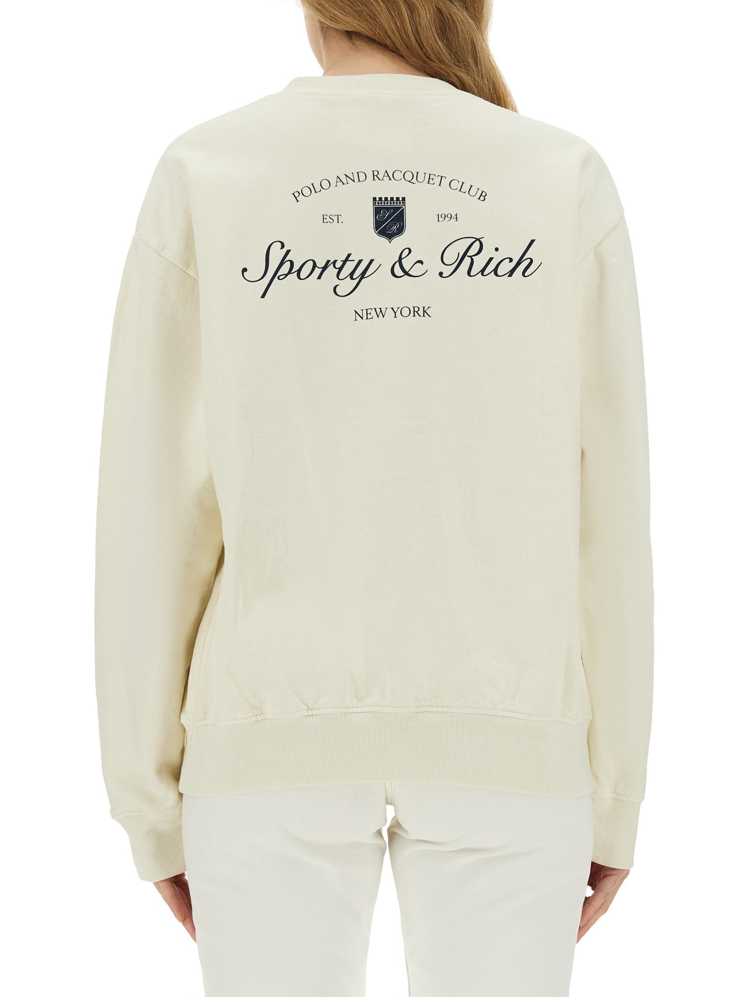 SPORTY&RICH    SWEATSHIRT WITH LOGO