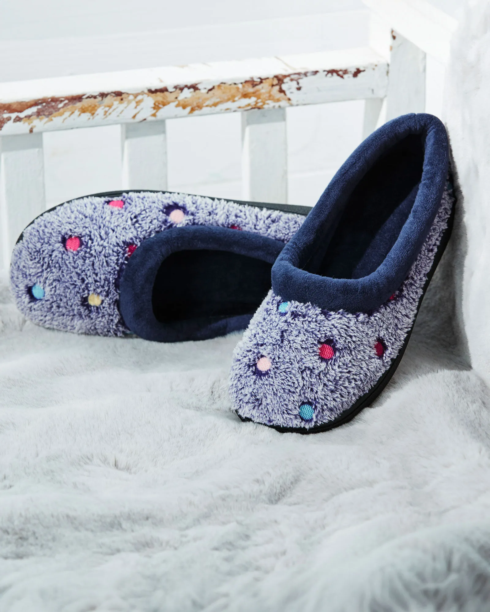 Dotted Slippers