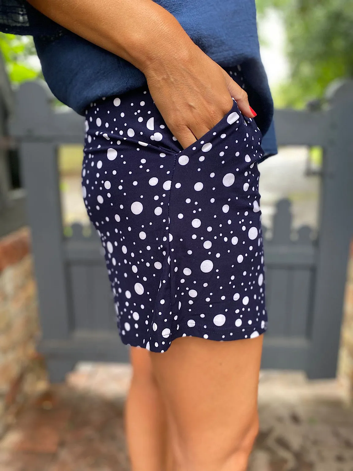 Spotty Shorts Molly Soft Touch.