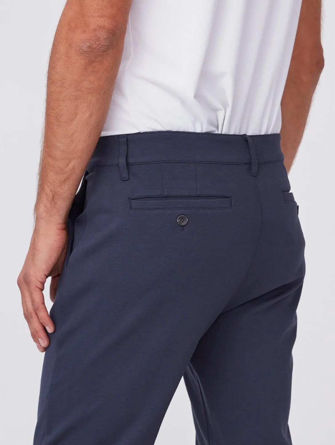 Stafford Slim Pants in Deep Anchor - Shop Now