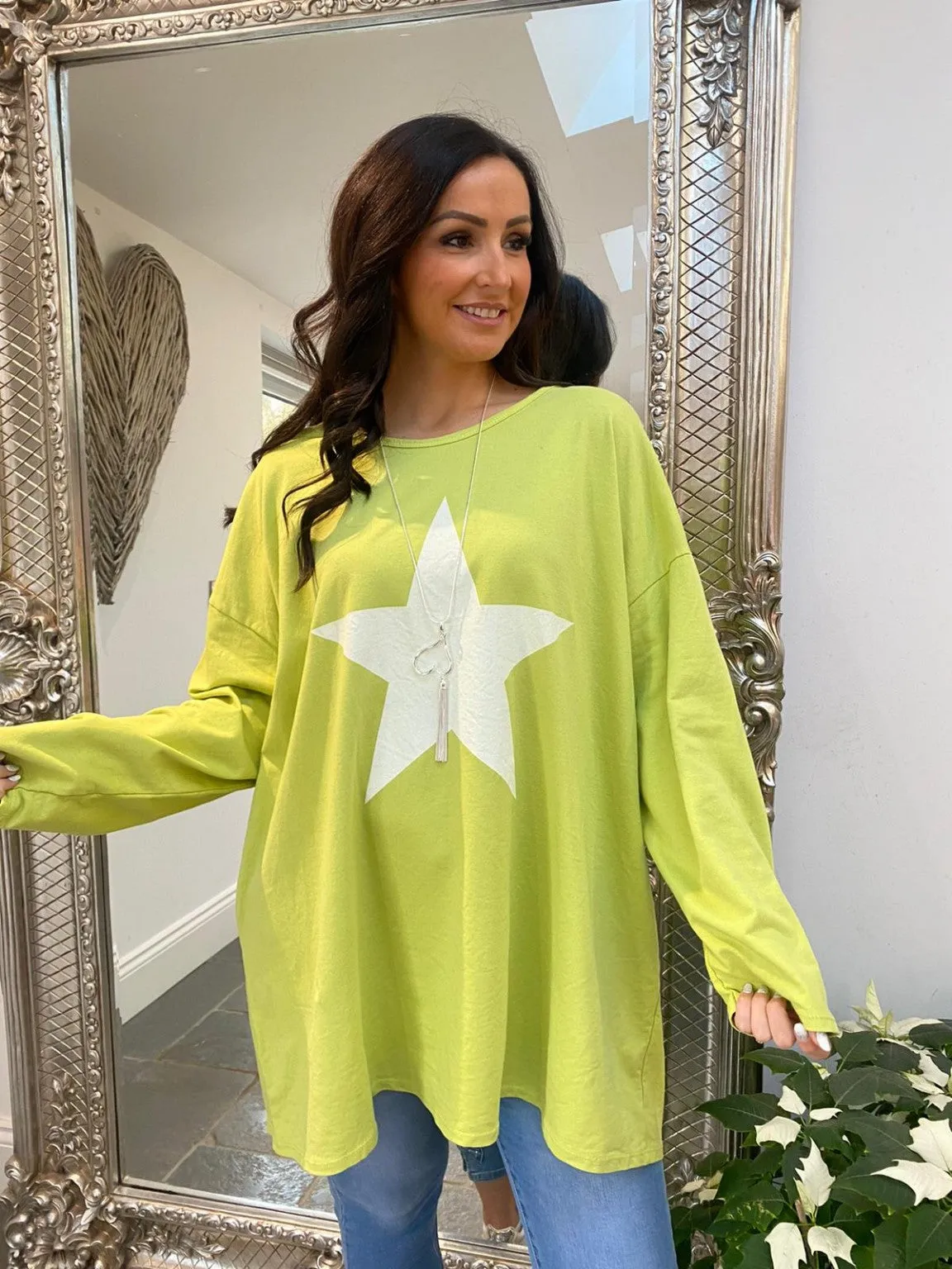 Macie Star Print Sweatshirt