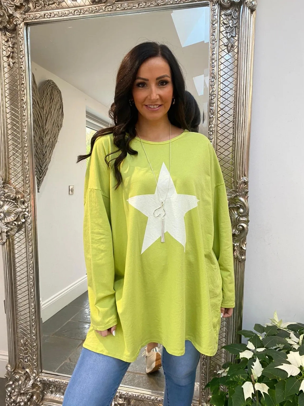 Macie Star Print Sweatshirt