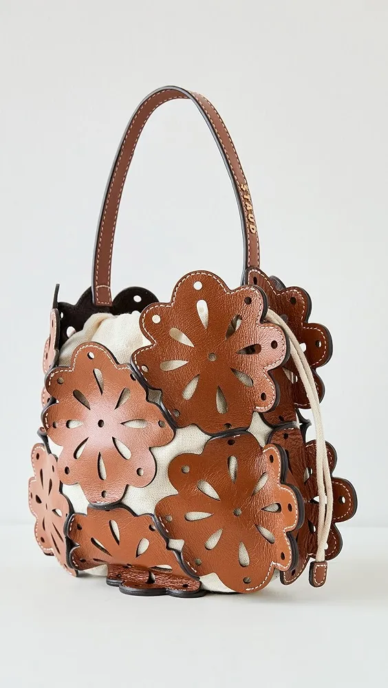 STAUD   Flora Basket Bag 