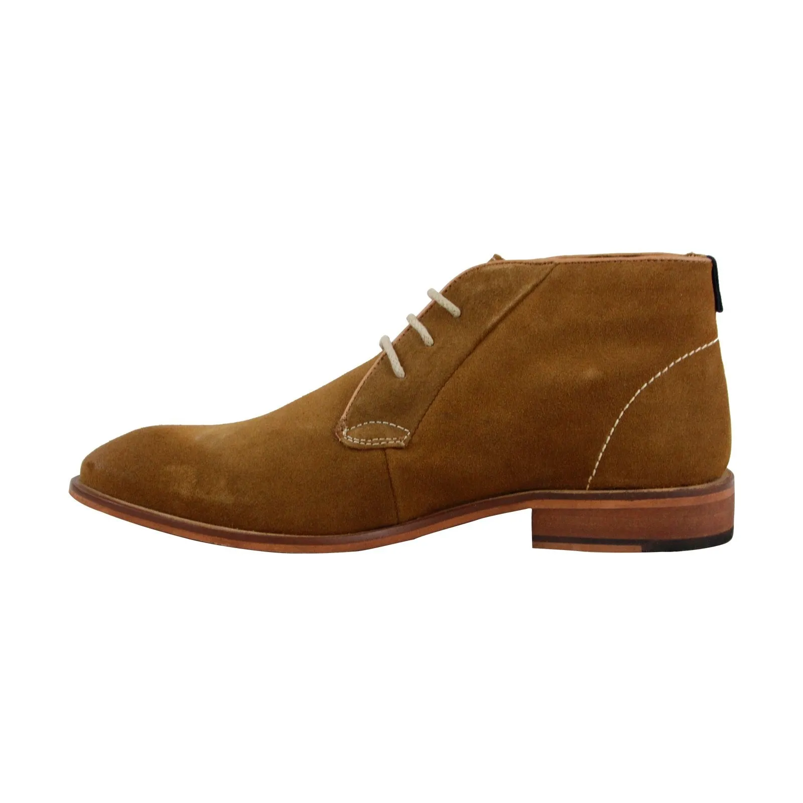 Steve Madden Men's Brown Suede Chukka Boots with Lace Up Fastening