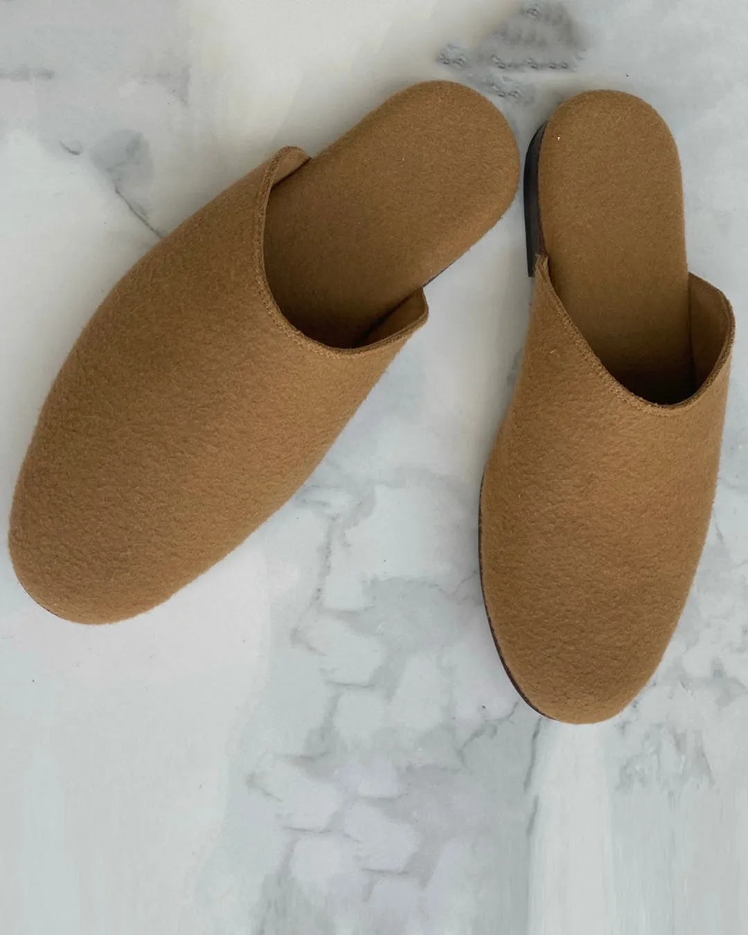 Cashmere Suede Slide Sandals