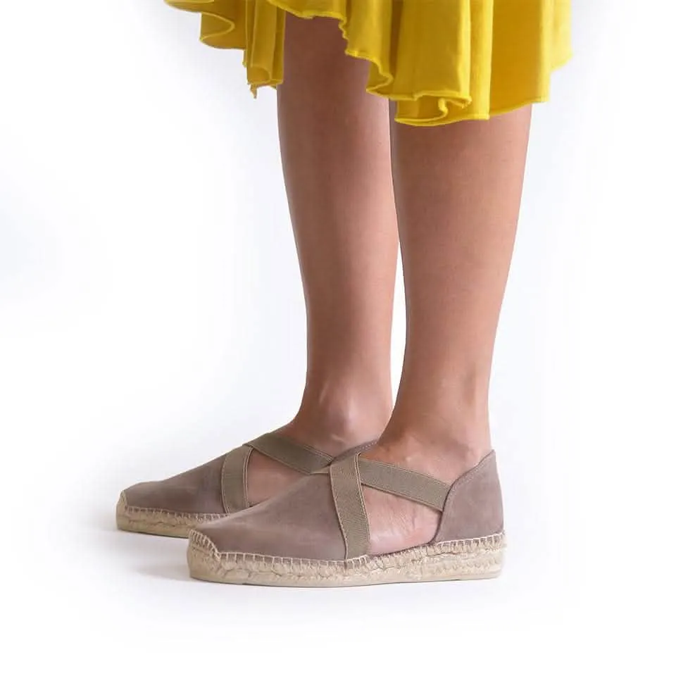 Suede Wedge Espadrilles for Women - Enar-A