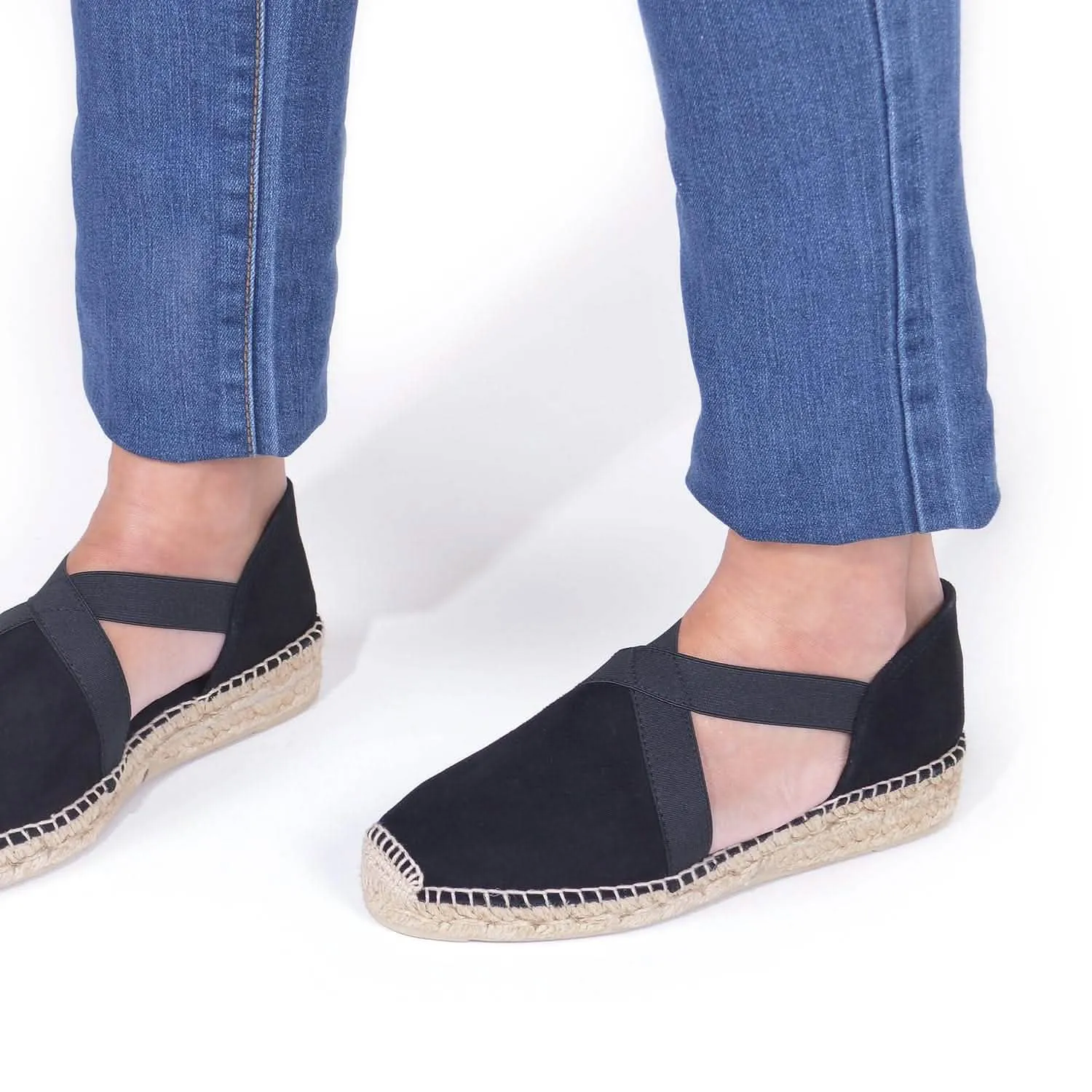 Suede Wedge Espadrilles for Women - Enar-A