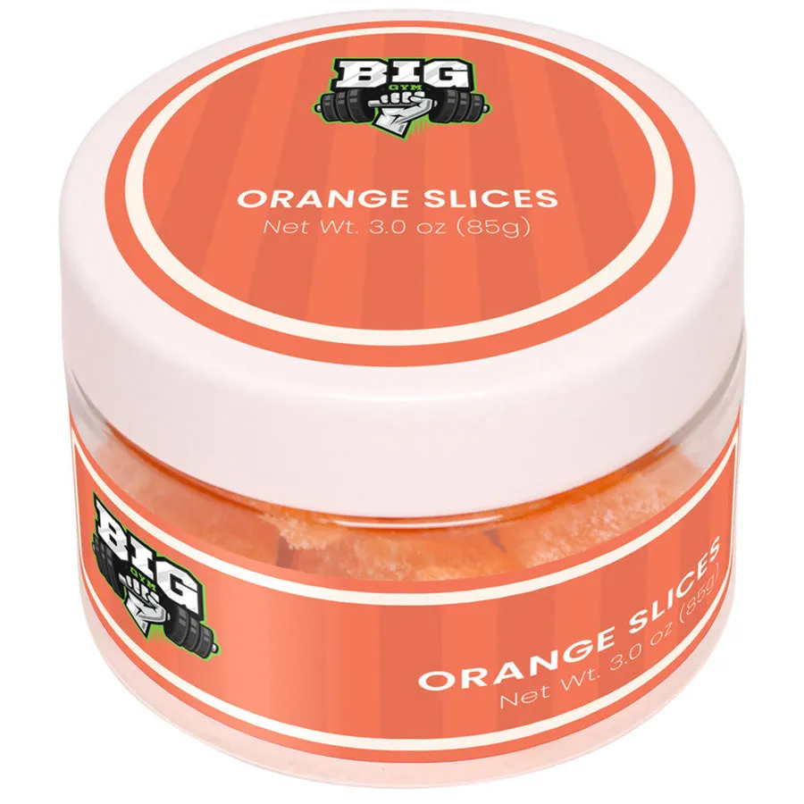 Clear Orange Slices Sugarspot Small Jar