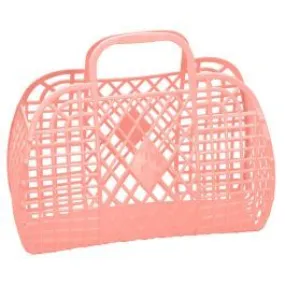 Large Retro Peach Basket - Sun Jellies