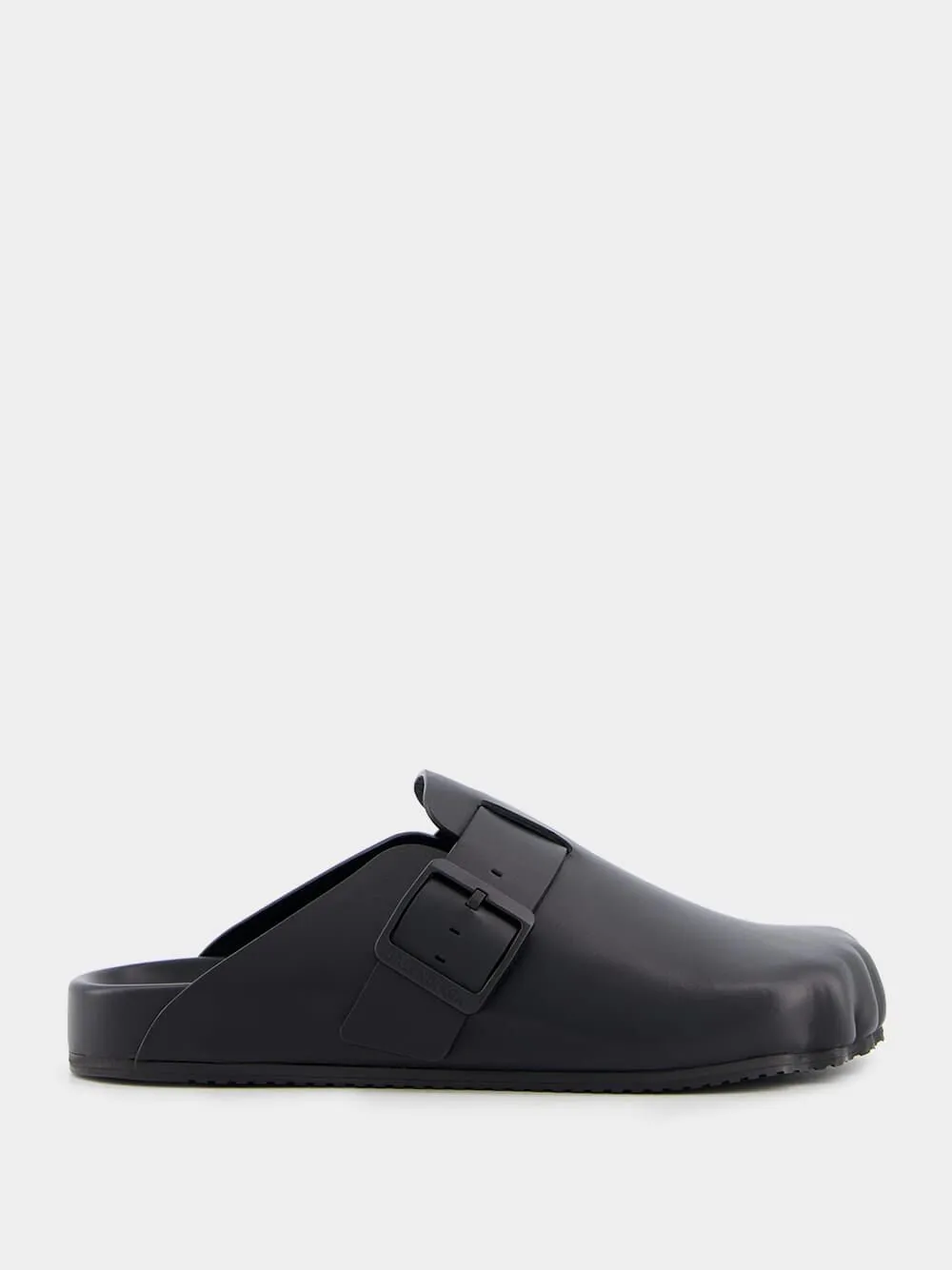 Sunday Black Mule Slides