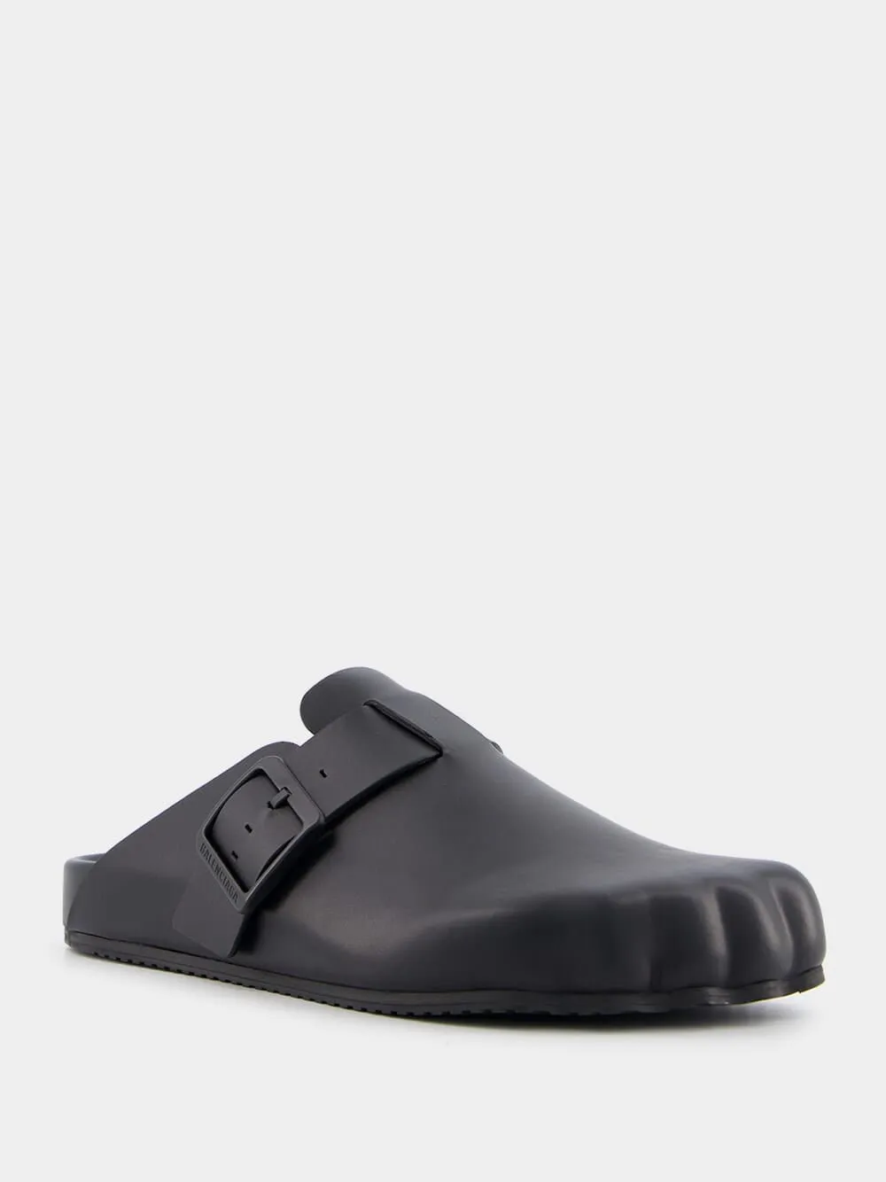 Sunday Black Mule Slides