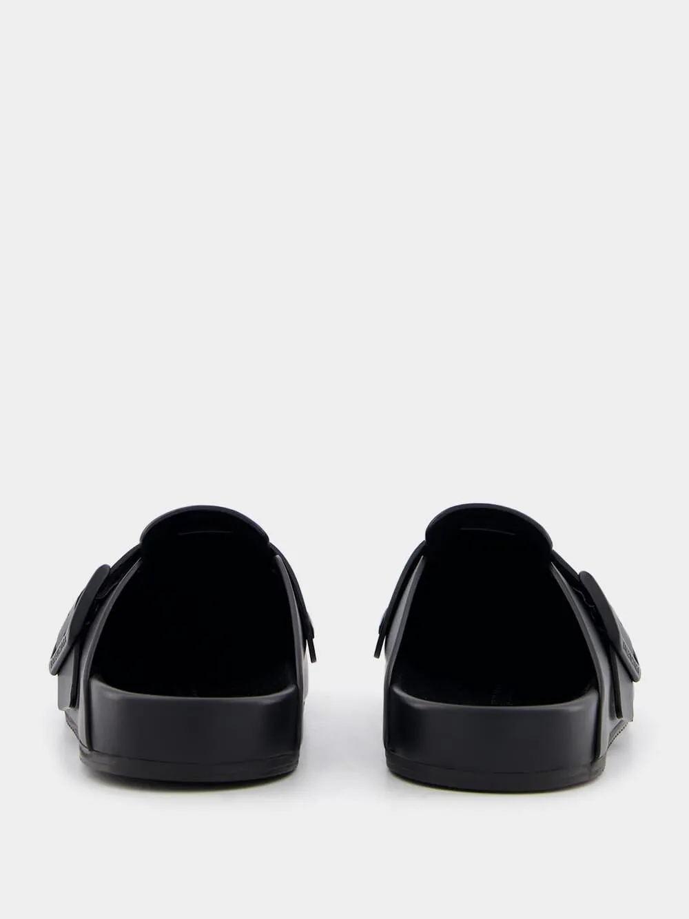 Sunday Black Mule Slides